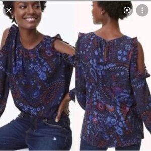 LOFT Long-sleeve Blouse (M)